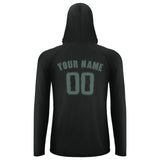 Custom Black Blue Green UV-Hoodie
