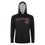 Custom Black Copper Rose UV-Hoodie