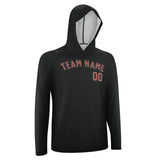 Custom Black Copper Rose UV-Hoodie