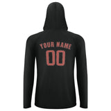 Custom Black Copper Rose UV-Hoodie