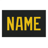Custom Black Gold Beach Towel