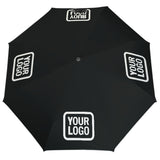 Custom Black White Automatic Umbrella