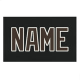 Custom Black Brown Beach Towel