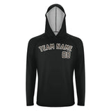Custom Black Brown UV-Hoodie