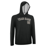 Custom Black Brown UV-Hoodie