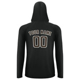 Custom Black Brown UV-Hoodie
