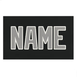 Custom Black Gray Beach Towel