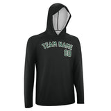 Custom Black Green UV-Hoodie