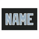 Custom Black Light Blue Beach Towel
