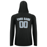Custom Black Light Blue UV-Hoodie