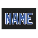 Custom Black Sky Blue Beach Towel