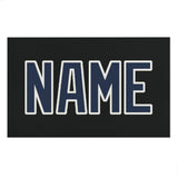 Custom Black Blue Beach Towel