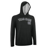Custom Black Navy UV-Hoodie
