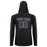 Custom Black Navy UV-Hoodie