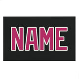 Custom Black Pink Beach Towel