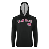 Custom Black Pink UV-Hoodie