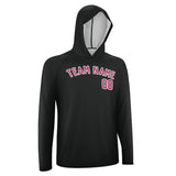 Custom Black Pink UV-Hoodie
