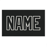 Custom Black Black Beach Towel
