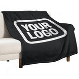 Custom Black White Blanket