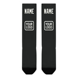 Custom Black White Knee-High Sock