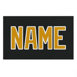 Custom Black Yellow Beach Towel