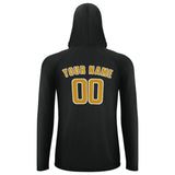 Custom Black Yellow UV-Hoodie