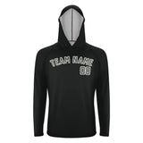Custom Black Dark Grey UV-Hoodie
