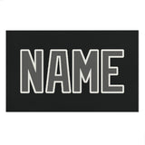 Custom Black Dark Grey Beach Towel