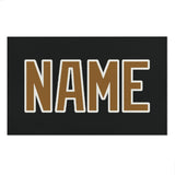 Custom Black Khaki Beach Towel