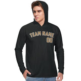 Custom Black Khaki UV-Hoodie