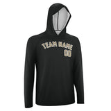 Custom Black Light Khaki UV-Hoodie