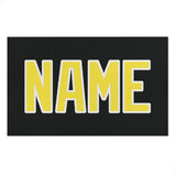 Custom Black Light Yellow Beach Towel