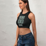 Custom Black Blue Green Sleeveless Tank Top