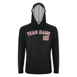 Custom Black Copper Rose UV-Hoodie