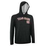 Custom Black Copper Rose UV-Hoodie