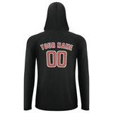 Custom Black Copper Rose UV-Hoodie