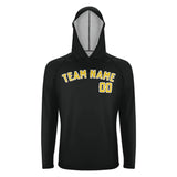 Custom Black Gold UV-Hoodie