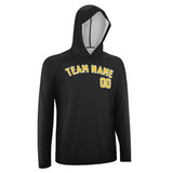 Custom Black Gold UV-Hoodie