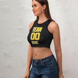 Custom Black Gold Sleeveless Tank Top