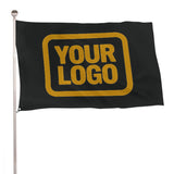 Custom Black Yellow Flag