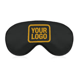 Custom Black Yellow Sleep Mask
