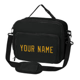 Custom Black Yellow Lunch Bag