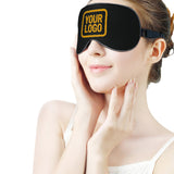Custom Black Yellow Sleep Mask