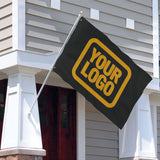 Custom Black Yellow Flag