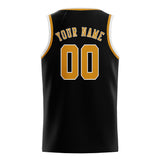 Custom Black & Yellow Colors Design Sports Basketball Jersey