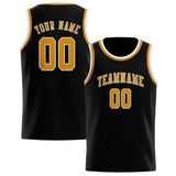 Custom Black & Yellow Colors Design Sports Basketball Jersey
