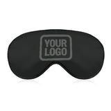 Custom Black Dark Grey Sleep Mask