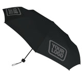 Custom Black Dark Grey Automatic Umbrella