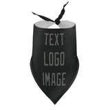 Custom Black Dark Grey Pet Scarf