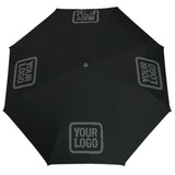 Custom Black Dark Grey Automatic Umbrella
